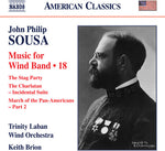 the album cover for Sousa / Trinity Laban Wind Orchestra - Music for Winda Band 18