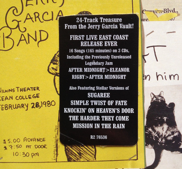 The Jerry Garcia Band : After Midnight - Kean College, 2/28/80 (4xHDCD, Album, Ltd)