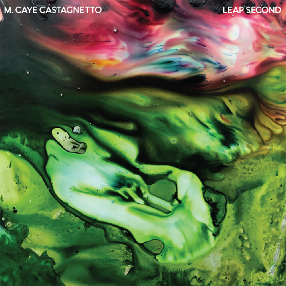 the album cover for M Castagnetto . Caye - Leap Second