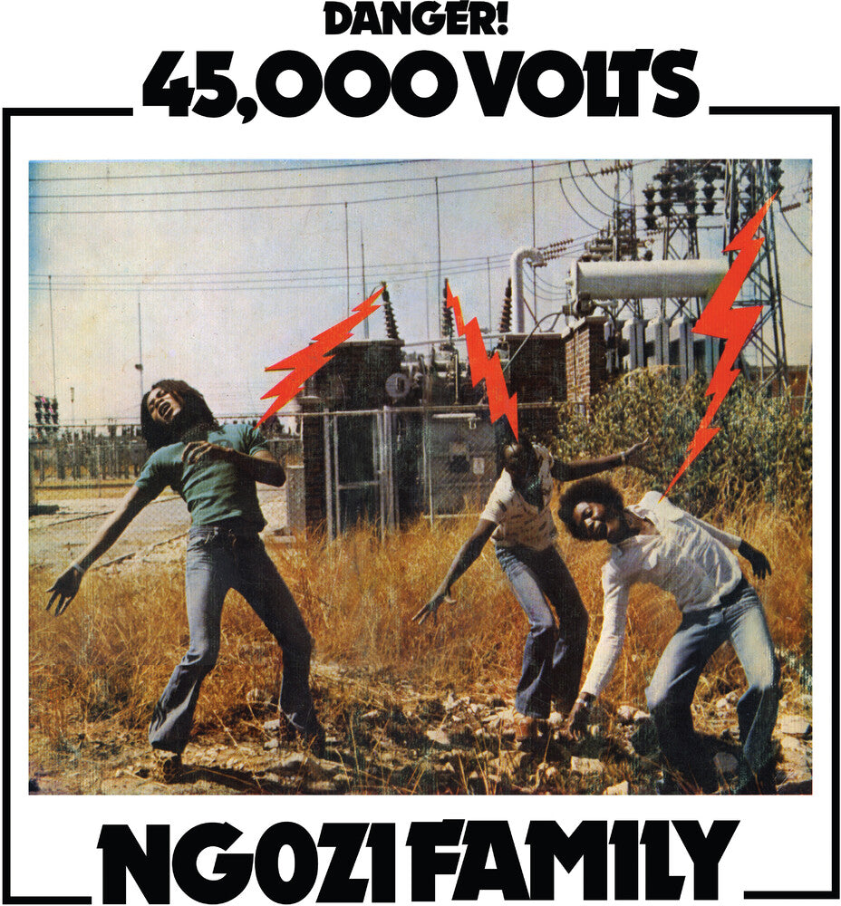 the album cover for Ngozi Family - 45,000 Volts