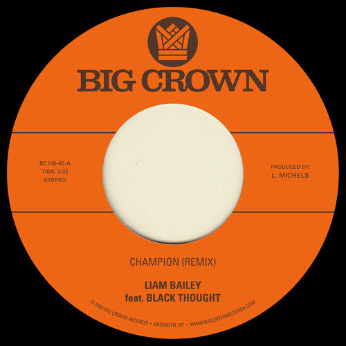 Liam Bailey - Champion (Remix) feat. Black Thought / Ugly Truth (Remix) (Vinyl)