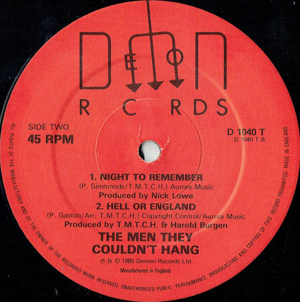 The Men They Couldn't Hang : Greenback Dollar (12", EP)
