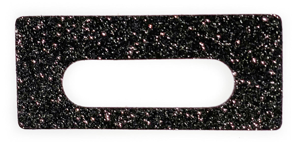 Black Glitter Cassette Decal Bag Charm | Cute Sticker Gifts