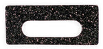 Black Glitter Cassette Decal Bag Charm | Cute Sticker Gifts