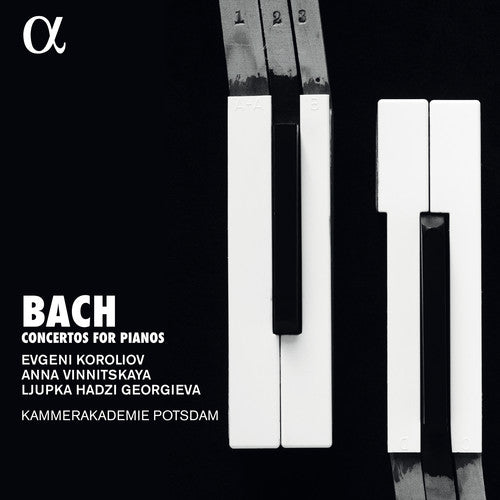 the album cover for J Bach S / Koroliov / Kammerakademie Potsdam - Concertos for Pianos
