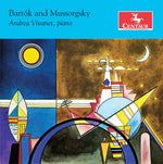 the album cover for Bartok / Vivanet - Andrea Vivanet Plays Bartok & Mussorgsky