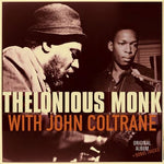 the album cover for Thelonious Monk - With John Coltrane