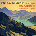 the album cover for Muller-Zurich / Casal Quartett - Streichquintett