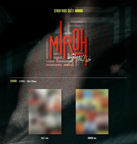 Stray Kids - Cle 1 - Miroh (Portada aleatoria) (incluye fotolibro + 3 tarjetas QR) (CD)