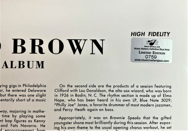 Clifford Brown : Memorial Album (2x12", Comp, Mono, Ltd, P/Mixed, RE, RM, Gat)
