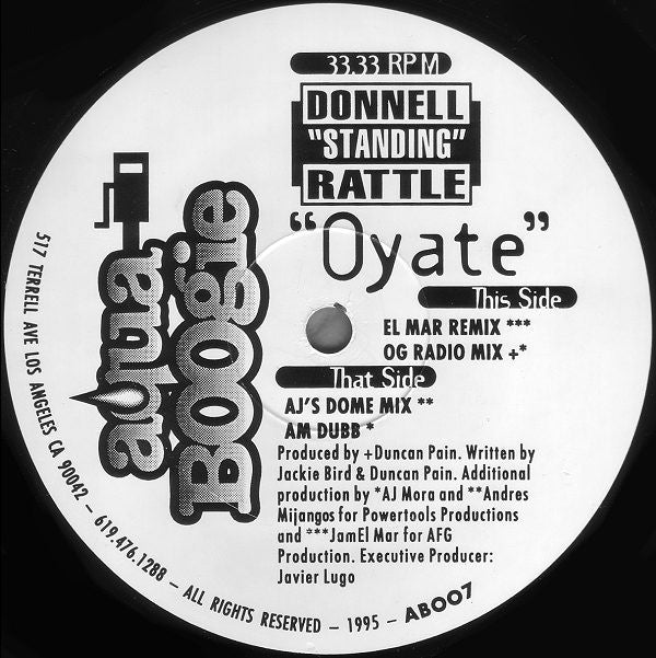 Donnell "Standing" Rattle : Oyate (12")