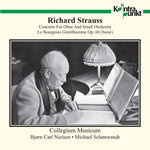 the album cover for R Strauss / Nielsen / Collegium Musicum - Oboe Concerto / Bourgeois Gentilhomme