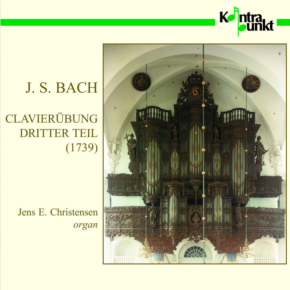 the album cover for Bach / Christensen - Clavierubung Dritter Teil