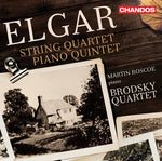 the album cover for Elgar / Roscoe / Brodsky Quartet - String Quartet / Piano Quintet