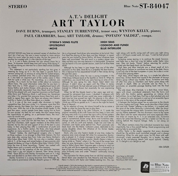 Art Taylor : A.T.'s Delight (2xLP, Ltd, Num)