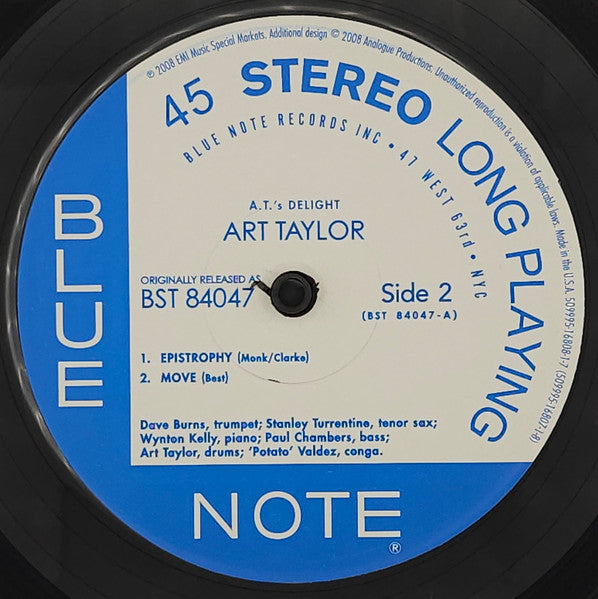 Art Taylor : A.T.'s Delight (2xLP, Ltd, Num)