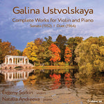 the album cover for Ustvolskaya / Sorkin / Andreeva - Complete Music Violin & Piano