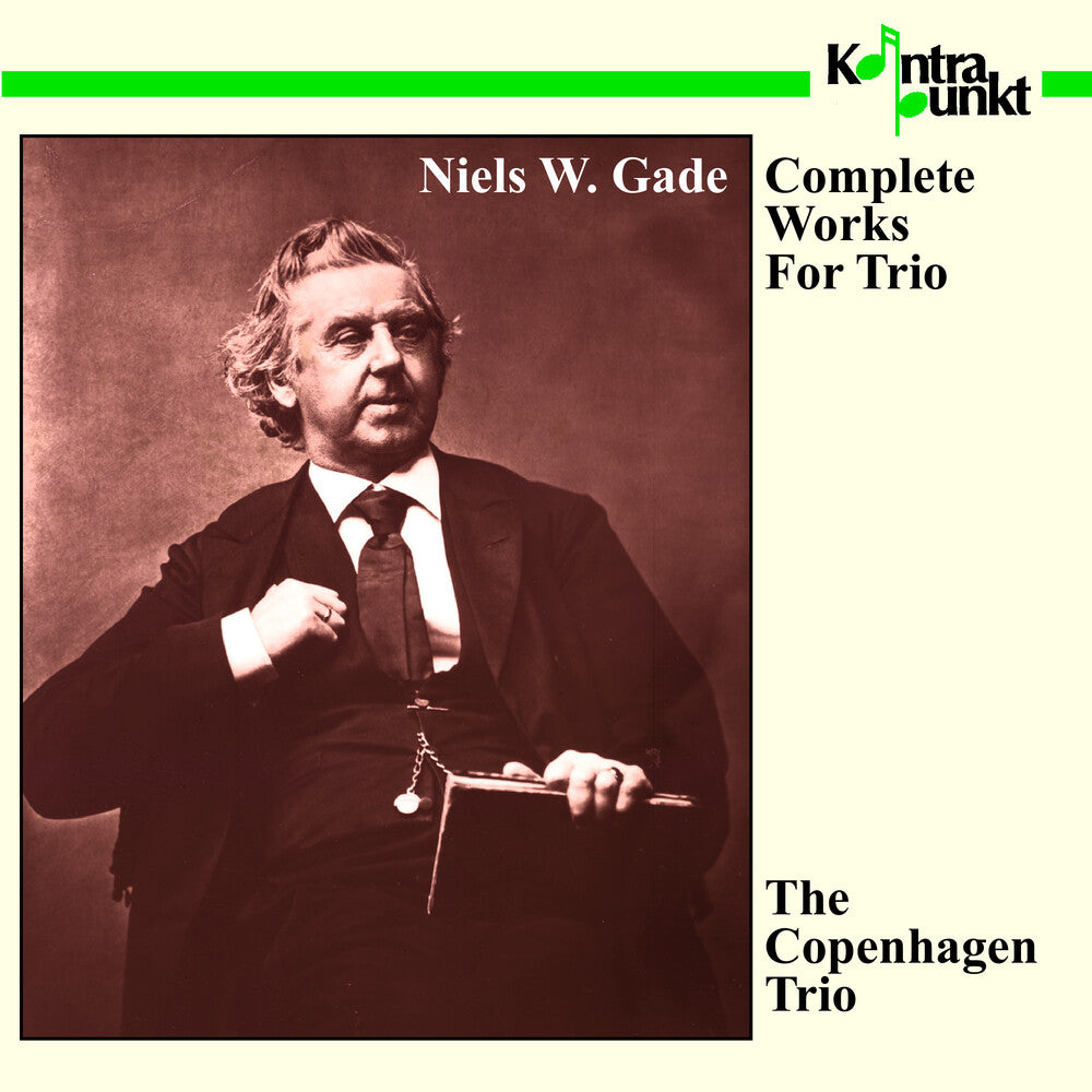 the album cover for Gade / Copenhagen Trio - Complete Works for Trio