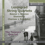 the album cover for Taneyev Quartet - Leningrad String Quartets; Slonimsky, Okunev, Chernov