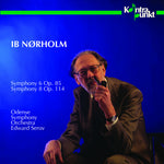 the album cover for Norholm / Serov / Ode - Symphonies 6 & 8