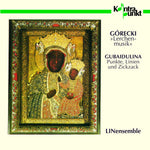 the album cover for Gorecki / Gubaidulina / Linensemble - Lerchenmusik / Punkte Linien & Zickzack