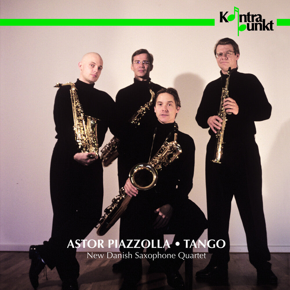 the album cover for Astor Piazzolla / New Danish Sax Qtet - Tango