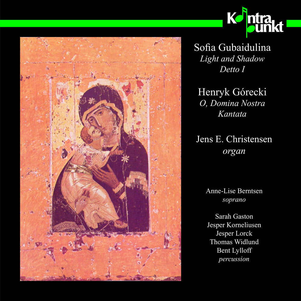 the album cover for Gubaidulina / Gorecki - Light & Shadow / Domina ONostra