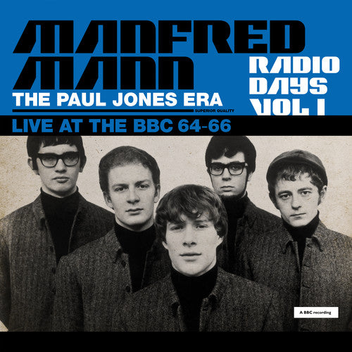 the album cover for Manfred Mann - Radio Days Vol. 1: Live At The Bbc 1964 66