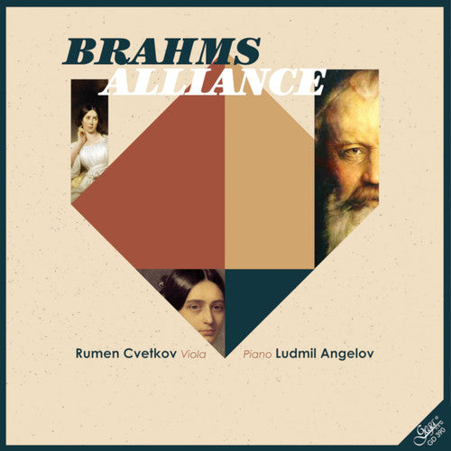 the album cover for Brahms / Angelov - Brahms Alliance