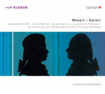 the album cover for Mozart / Armonia Ensemble - Mozart & Salieri
