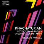 the album cover for Khachaturian / Farugia - Recitatives & Fugues