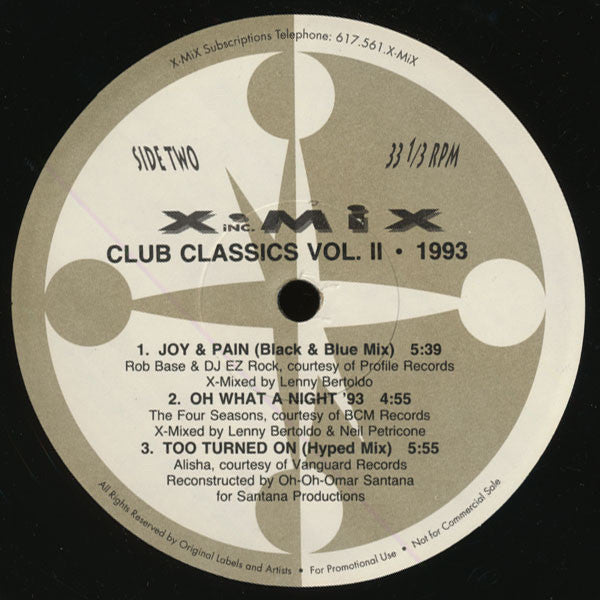 Various : X-Mix Club Classics Vol. 2 (12", Comp, Promo)