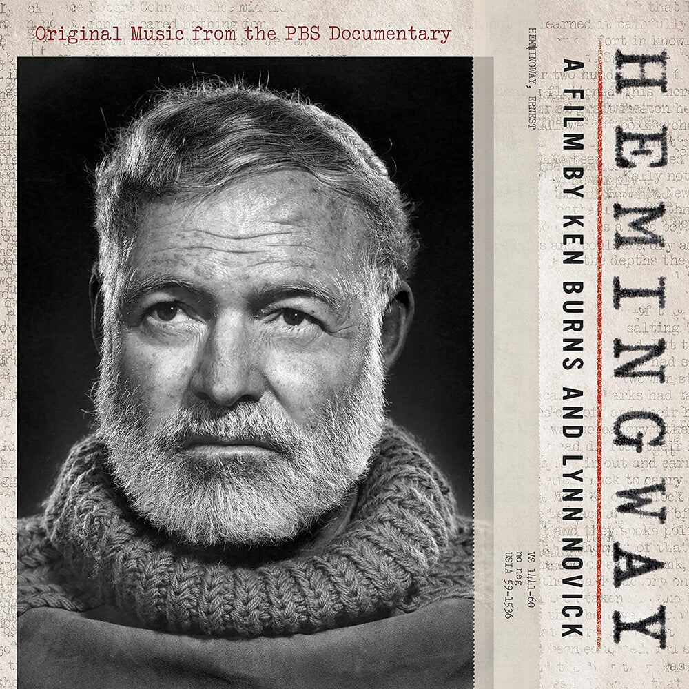 the album cover for Various Artists - Hemingway: A Film by Ken Burns and Lynn Novick (Original Music From the PBS Documentary)