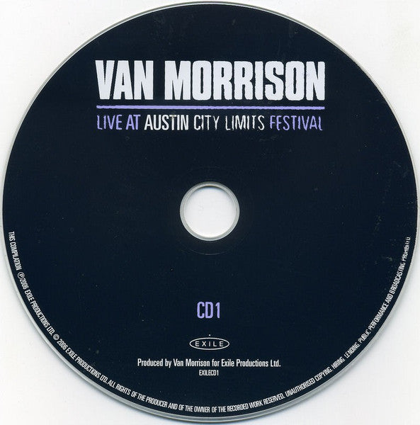 Van Morrison : Live At Austin City Limits Festival (2xCD, Album)