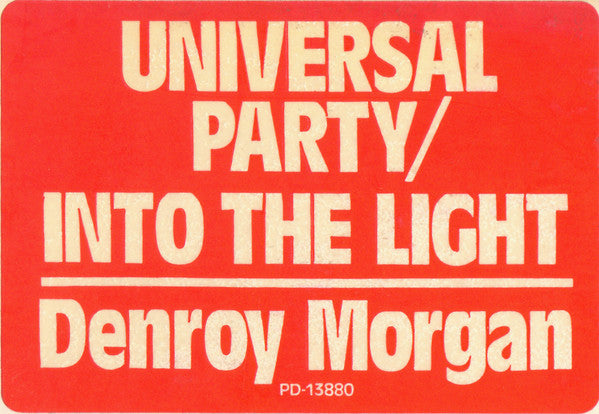 Denroy Morgan : Universal Party / Into The Light (12", Promo)