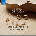 the album cover for Onslow / Elan Quintet - String Quintets 4