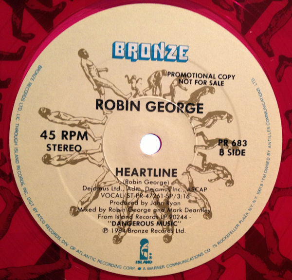 Robin George : Shout (12", Single, Promo, Red)
