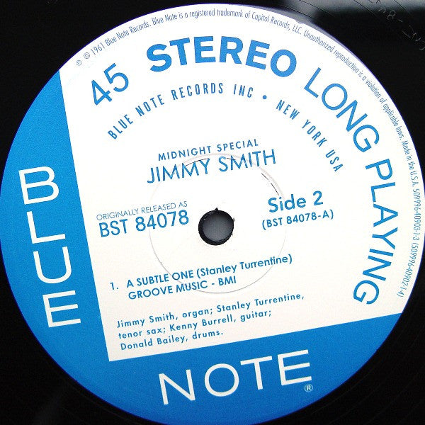 The Incredible Jimmy Smith* : Midnight Special (2x12", Album, Ltd, Num, RE, 180)