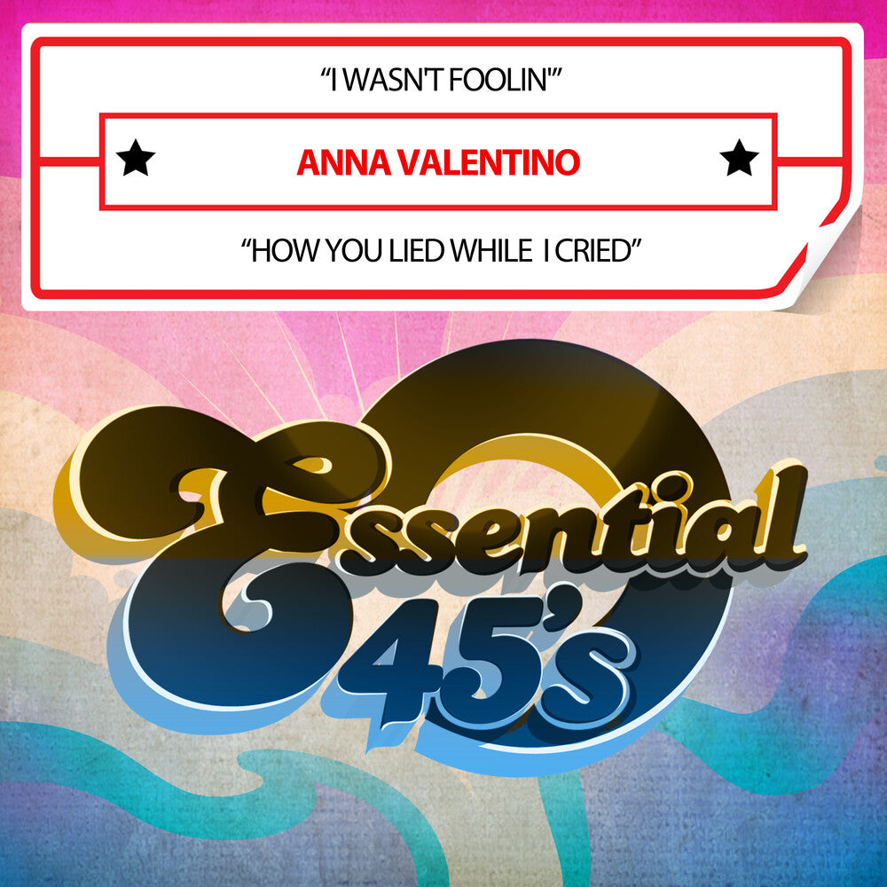 the album cover for Anna Valentino - I Wasn't Foolin' / How You Lied While (Mod)
