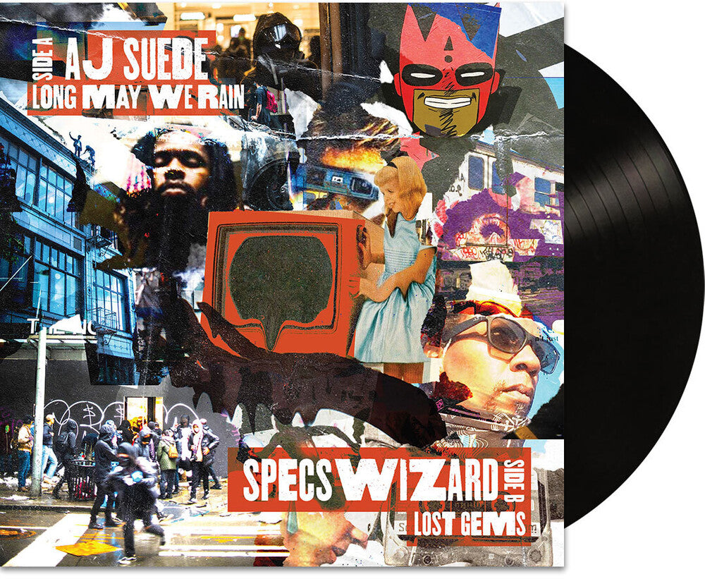the album cover for Aj Suede/ Specswizard - Long May We Rain & Lost Gems [Limited Edition] (Ofgv)