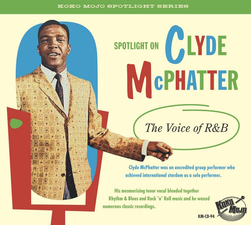 the album cover for Clyde Mcphatter - Voice Of R&B