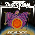 the album cover for Sandstorm - Time To Strike