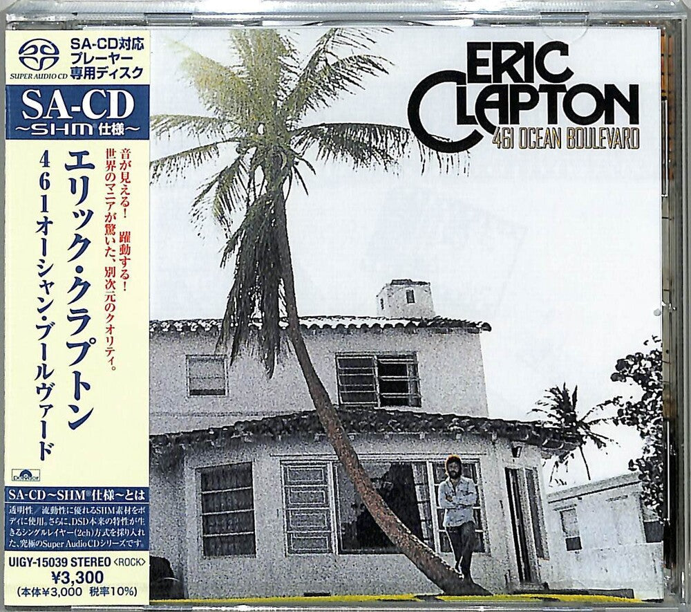 the album cover for Eric Clapton - 461 Ocean Boulevard (Shm) (Jpn) (Sl)