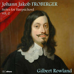 the album cover for Froberger / Rowland - Suites For Harpsichord 2 (2pk)