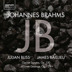 ジュリアン・ブリスとヨハネス・ブラームス - クラリネット・ソナタ 作品120 (CD)