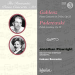 the album cover for Jonathan Plowright - The Romantic Piano Concerto Vol.83