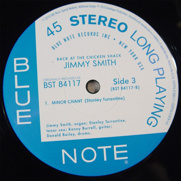 The Incredible Jimmy Smith* : Back At The Chicken Shack (2xLP, Ltd, RE, RM, 180)
