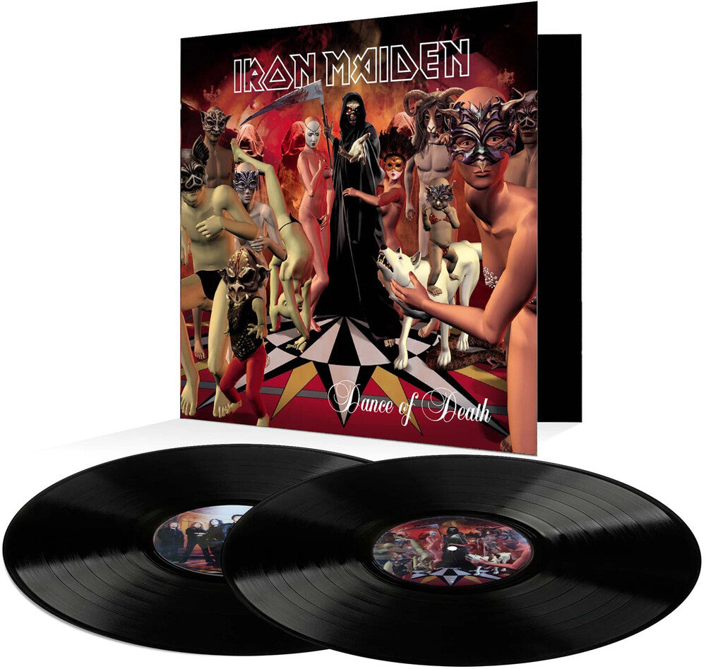 the album cover for Iron Maiden - Dance Of Death (Uk)