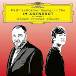 the album cover for Matthias Goerne/Seong-Jin Cho - Im Abendrot (At Sunset) - Wagner, Pfitzner, Strauss