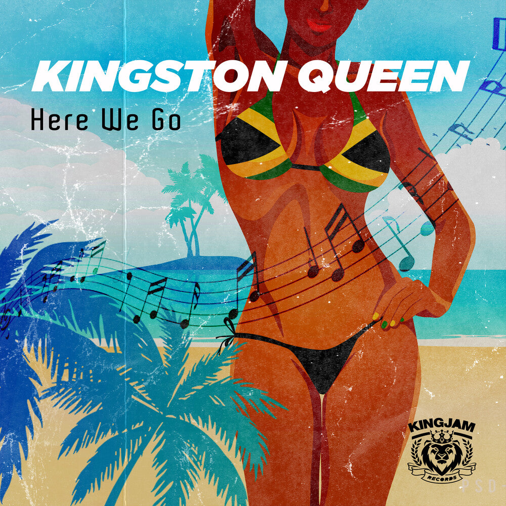 the album cover for Kingston Queen - Here We Go (Mod)
